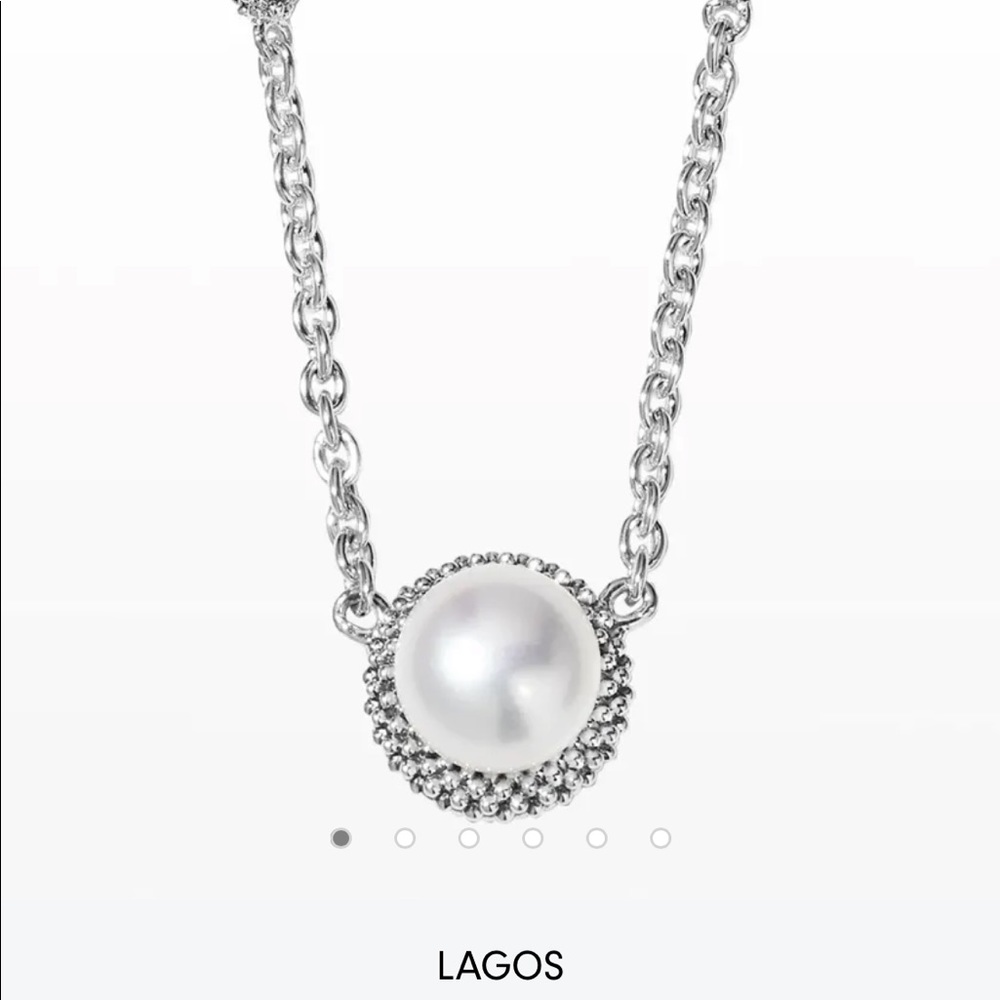 Lagos Luna Caviar Pearl necklace